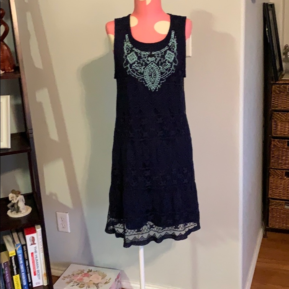 Blue Lacey Dress